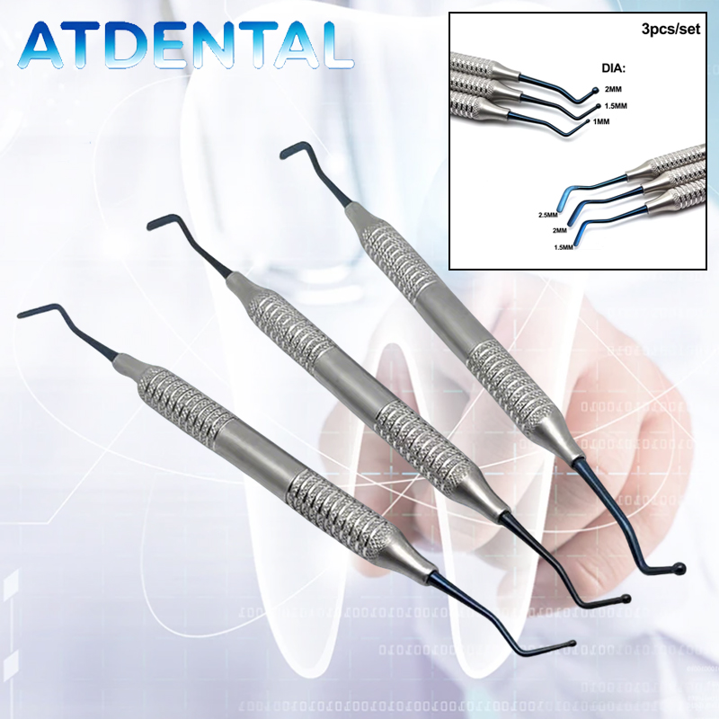 Dental Mirror Probe - 3-częściowy zestaw szpatułek do wypełnień z