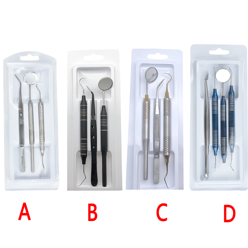 Dental Mirror Probe - Zestaw do czyszczenia jamy ustnej Skrobak