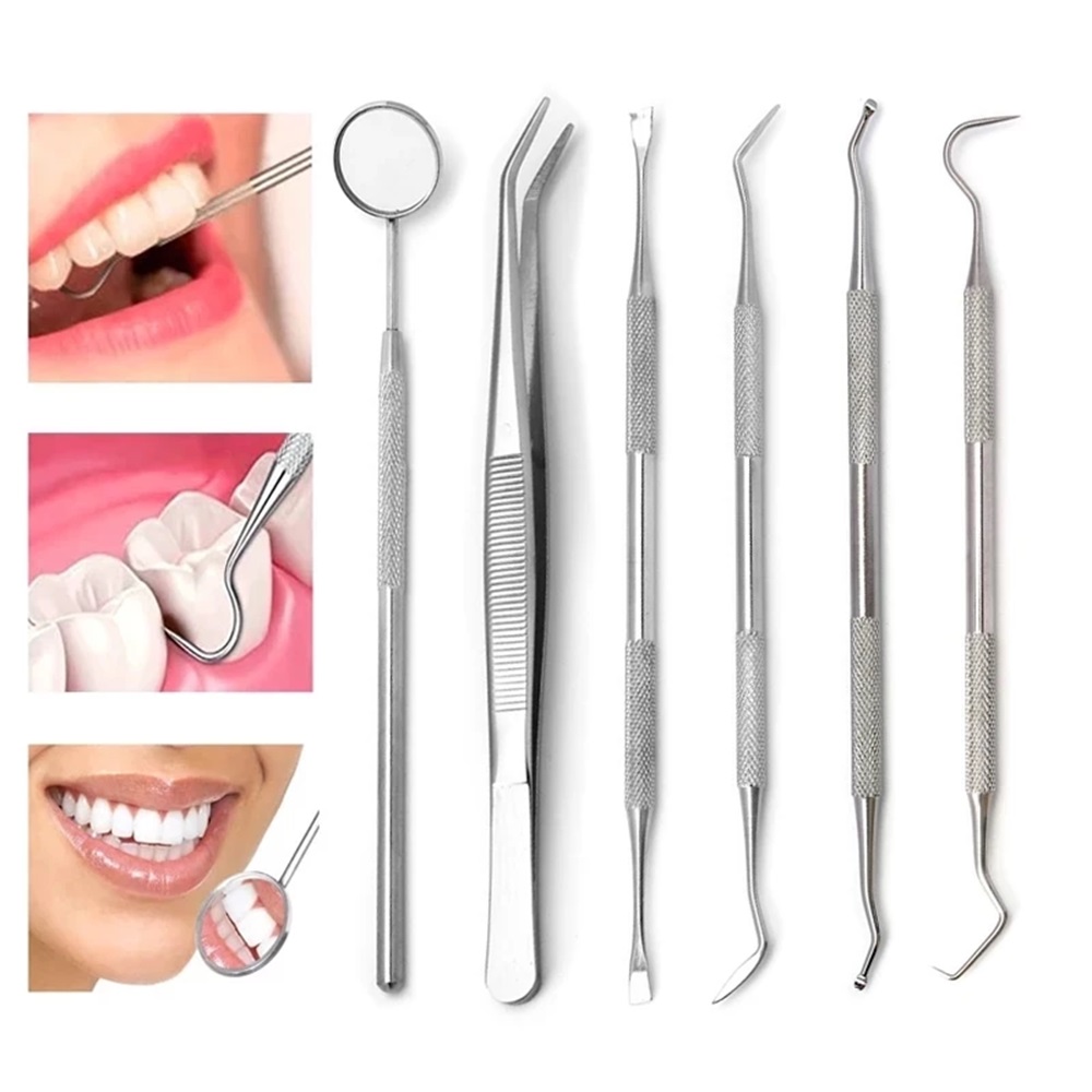 Dental Mirror Probe - Zestaw narzędzi dentystycznych ze stali nierdzewnej: