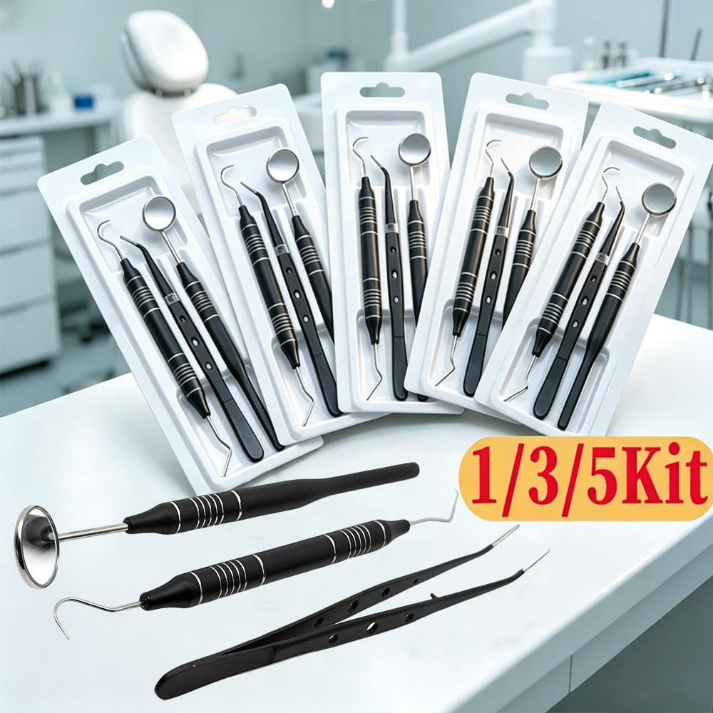Dental Mirror Probe - Zestaw narzędzi dentystycznych 3 szt./5 szt.