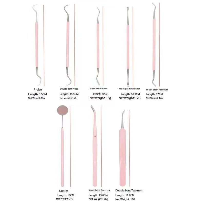 8 szt. Instrumentów dentystycz – Dental Mirror Probe recenzja i cena
