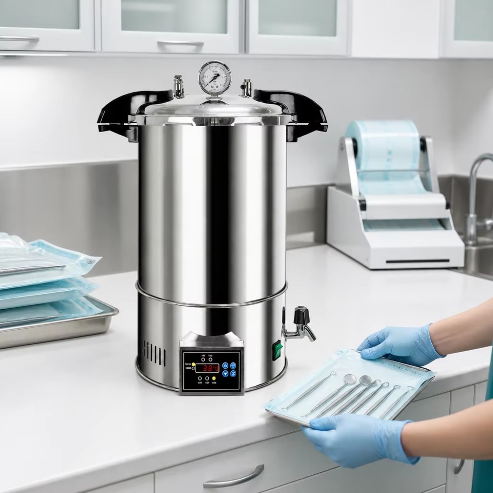 24L Cyfrowy Autoklaw Parowy St – Medical Labs recenzja i cena
